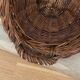 Vintage baguette wicker basket