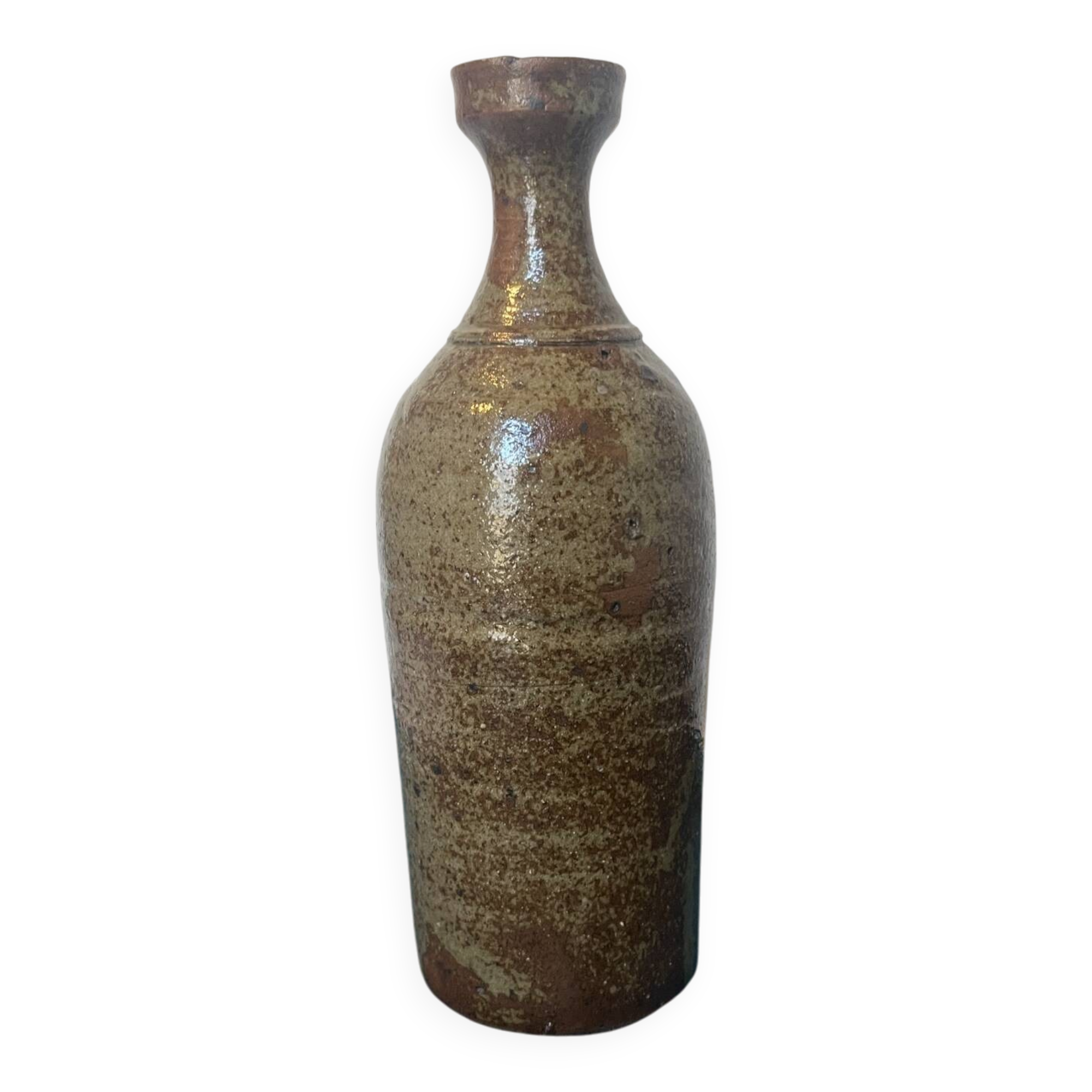 Fine vase in pyrite stone