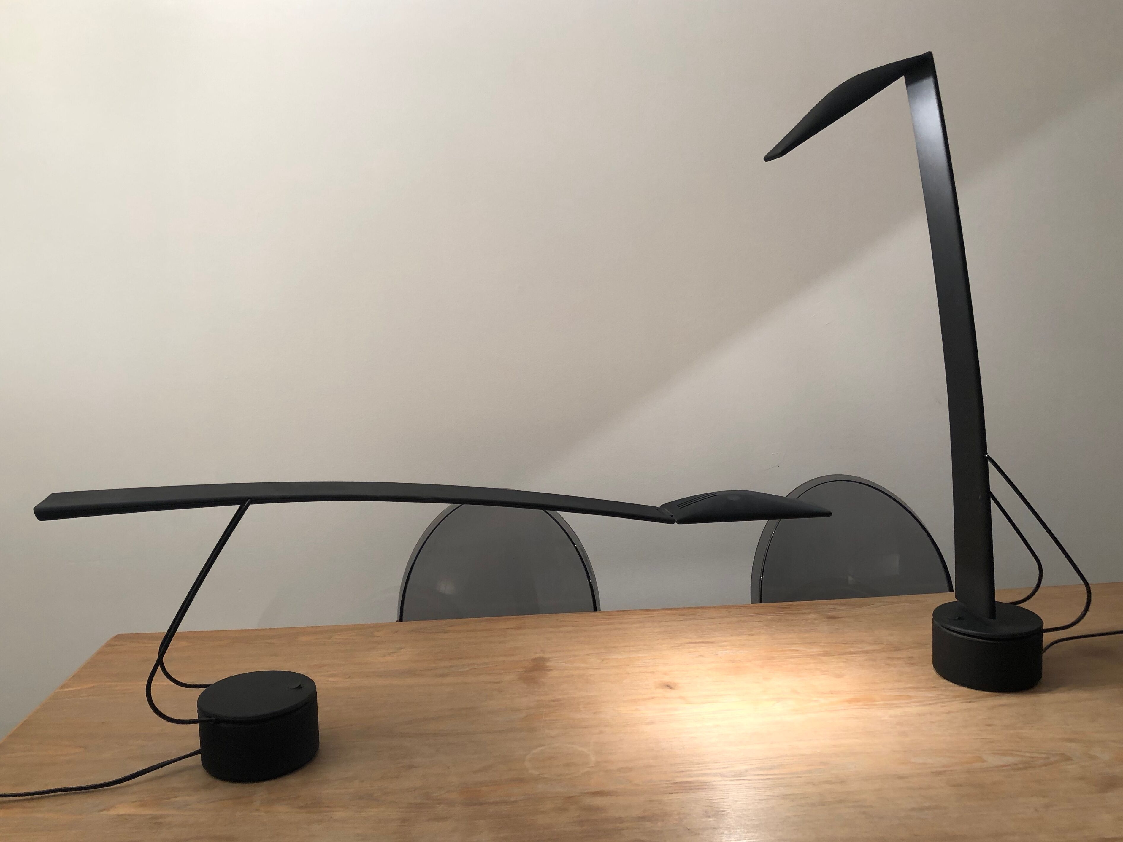 Desk lamp Dove design Mario Barbaglia & Marco Colombo italianaluce vintage 80