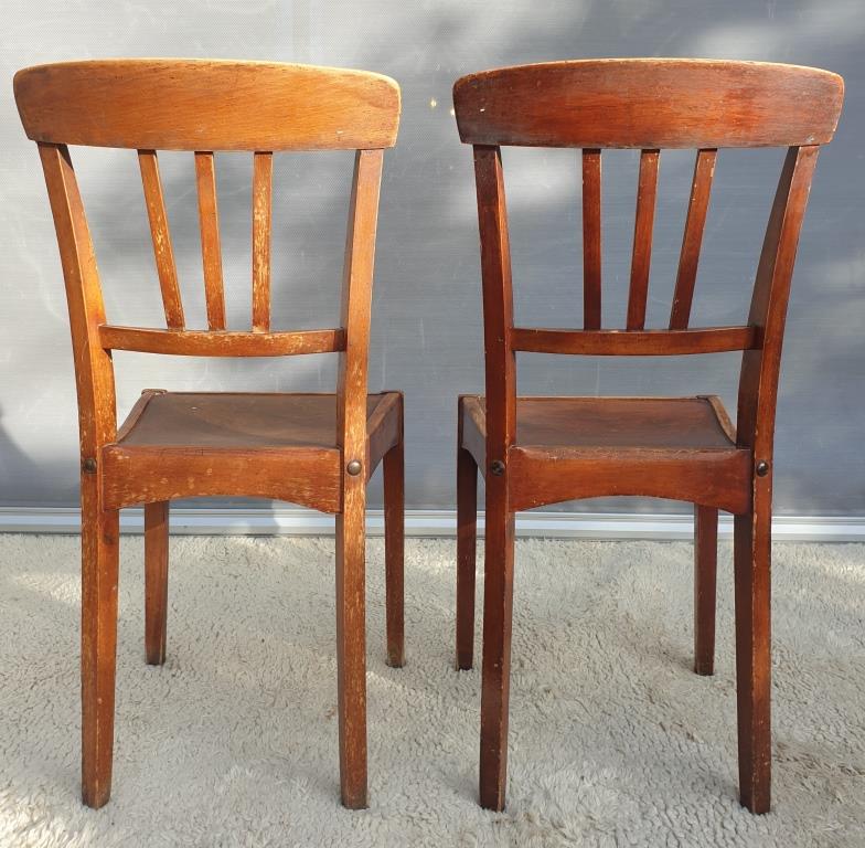 Pair bistrot chairs Stella 1934