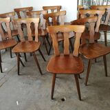 Set de 12 chaises bistrot