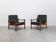 Danish pair of easy chairs by Illum Wikkelsø for Niels Eilersen, 1960s