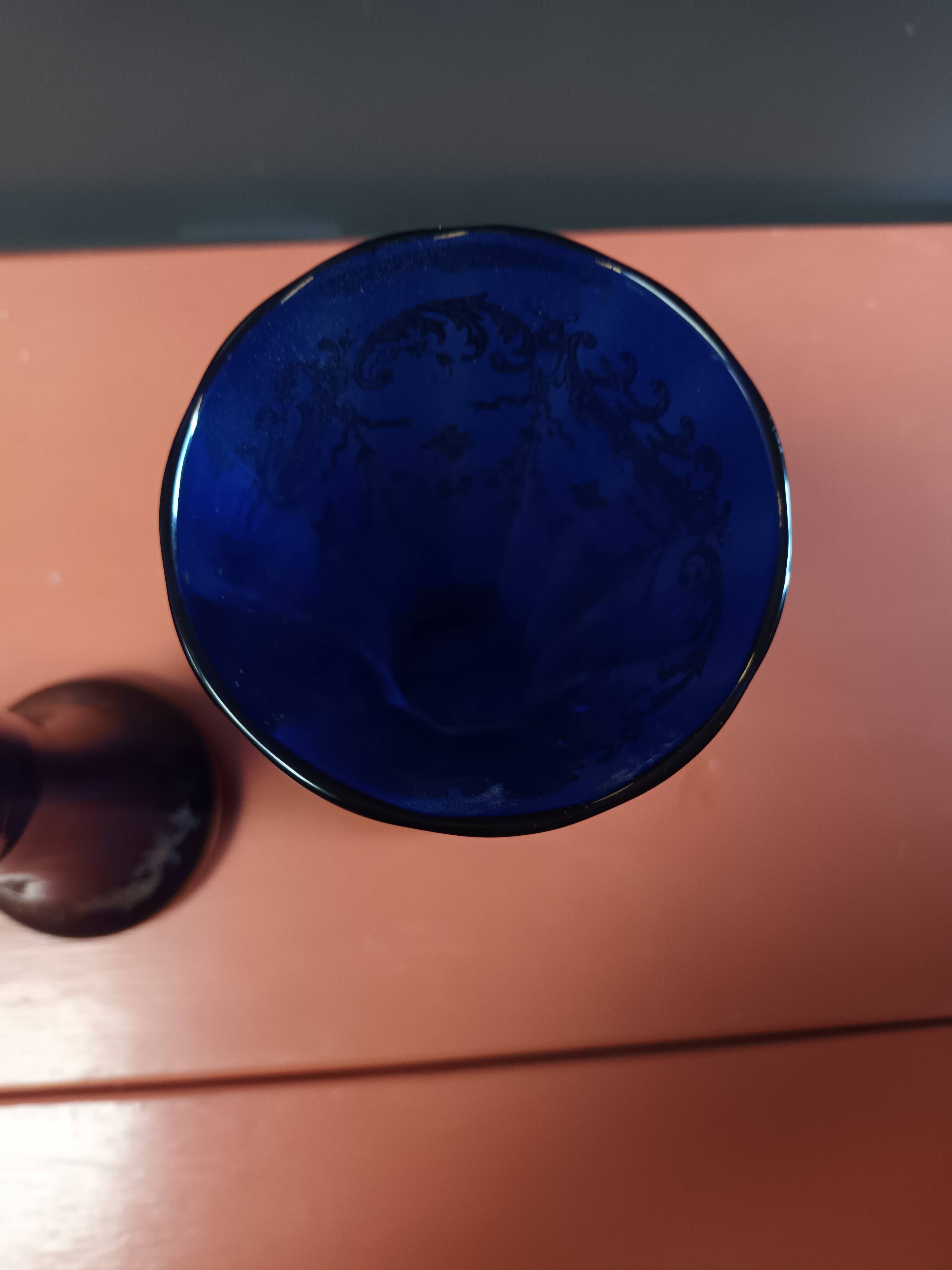 Pair of Sèvres crystal vase