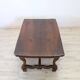 Solid Walnut Coffee Table, Italy, Early 20th Century, Restored