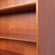 Danish design teak bookcase with adjustable shelves, 1960s