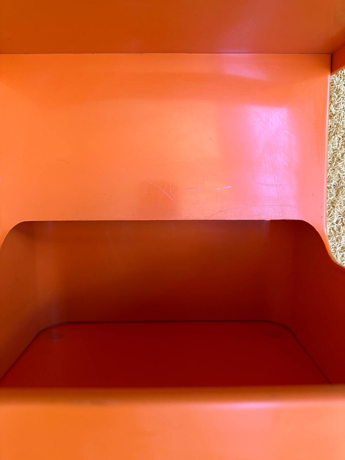 Prisunic Flair model plastic bedside table