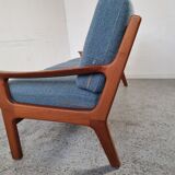 3-seater teak Scandinavian sofa by Juul Kristensen, Denmark 1970s
