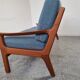 3-seater teak Scandinavian sofa by Juul Kristensen, Denmark 1970s
