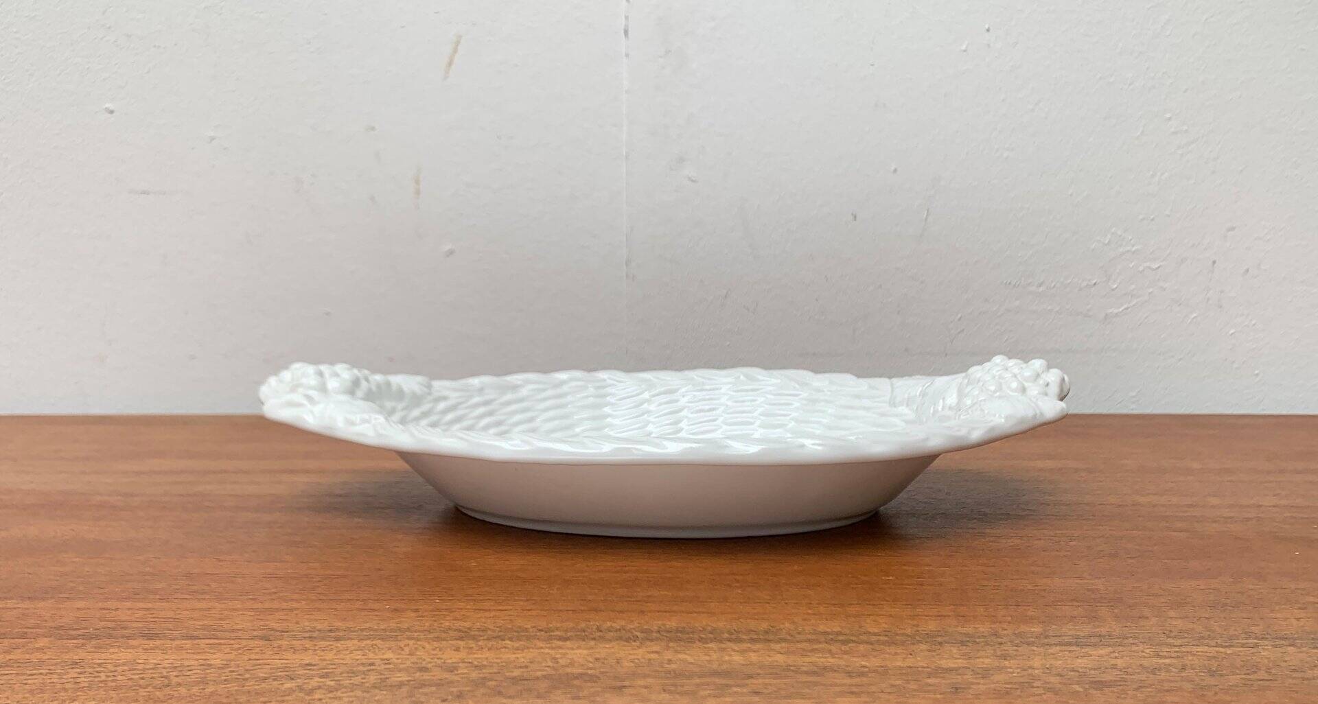 Coupelle vintage italien en céramique blanche