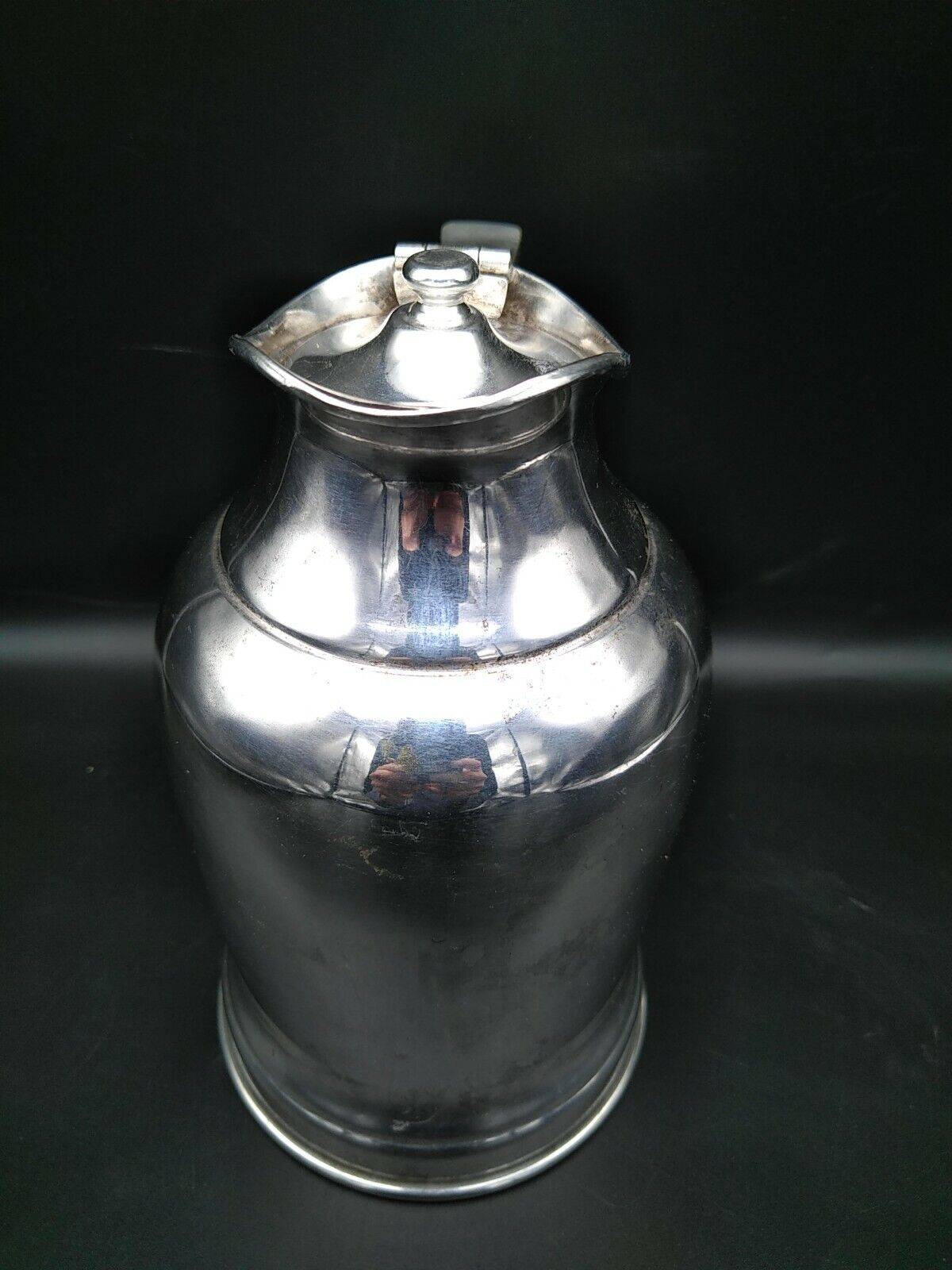 Wear Brite pourer . Grand Silver Co . Nickel Silver . XXth made in UK.
