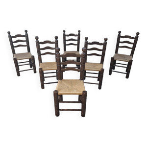 chaises paillées