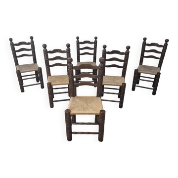 Straw chairs