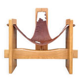 Vintage tripod armchair, designer seat