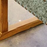 Vintage 1950s signature, solid oak dining throne chairs, Danish craftsmanship