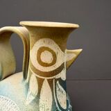 Ceramic jug signed, 1970