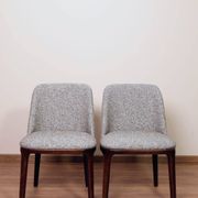 Ensemble de 6 chaises de salle à manger couleur sucre brun granola