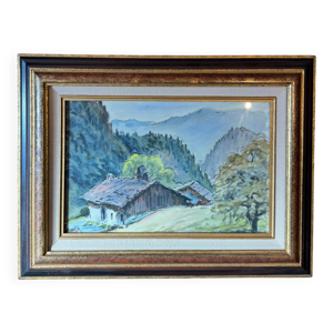 Tableau ancien Paysage