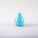 Vase en verre bleu clair, design danois, années 1970, fabriqué au Danemark