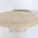 Medium Oval Travertine Coffee Table