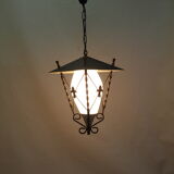 Wrought iron lantern vintage