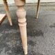table à manger ronde extensible rénovée Louis Philippe 115-2215cm 20ème
