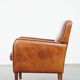 Sheepskin leather armchair