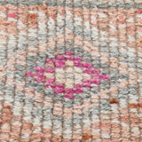 3x10 neutral handmade vintage runner rug, 78x326cm