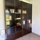 Large vintage library/display cabinet