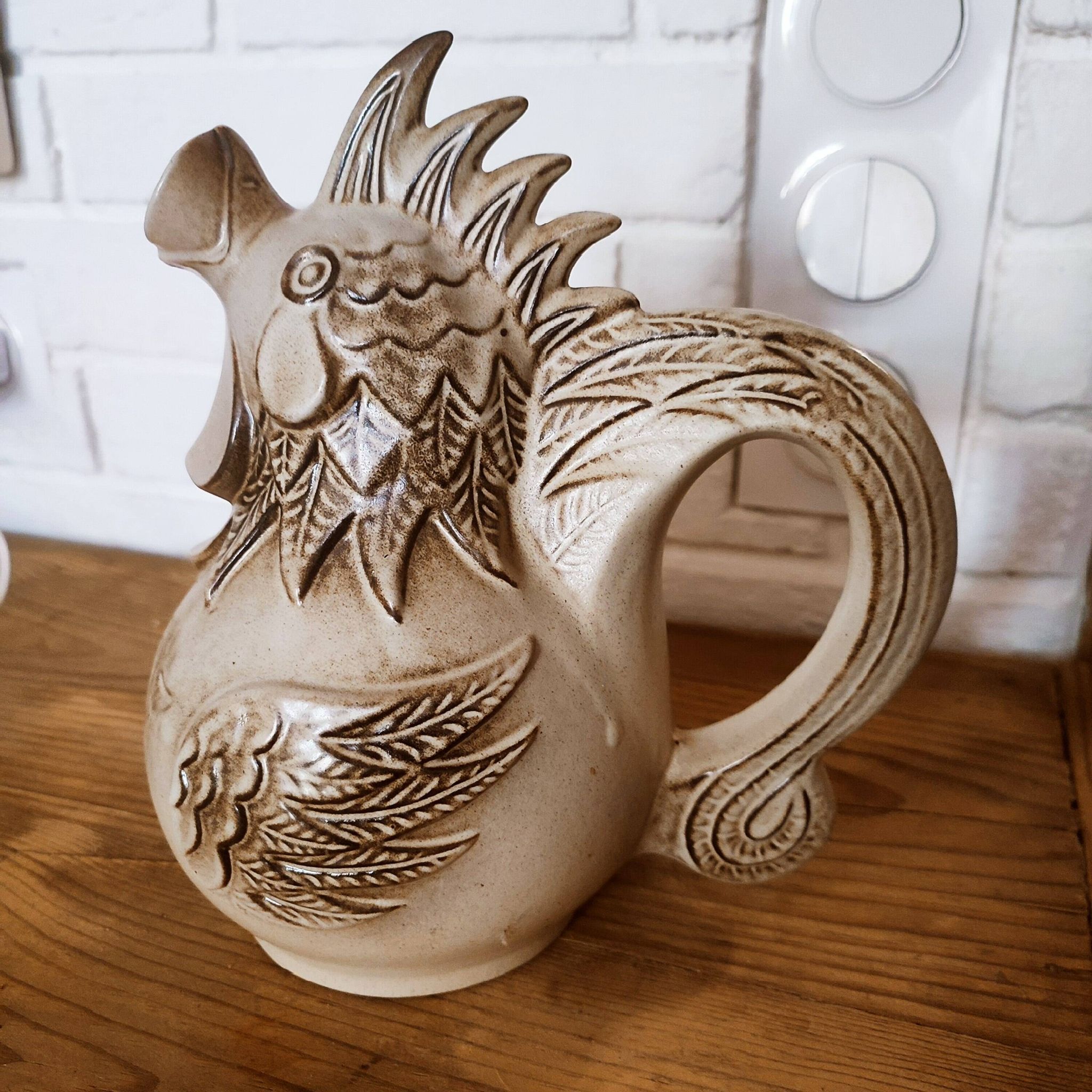 Carafe zoomorphe en ceramique