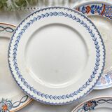 6 Small mismatched vintage plates - L'Amandinoise - Luneville