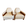 Club armchairs Class-J White Ivory
