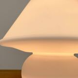 1970s vintage space-style German glass table lamp by Limburg.