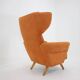 1960s Wing Chair, Czechoslovakia