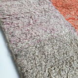 Moroccan Berber carpet Boujaad with colorful flats 243x140cm