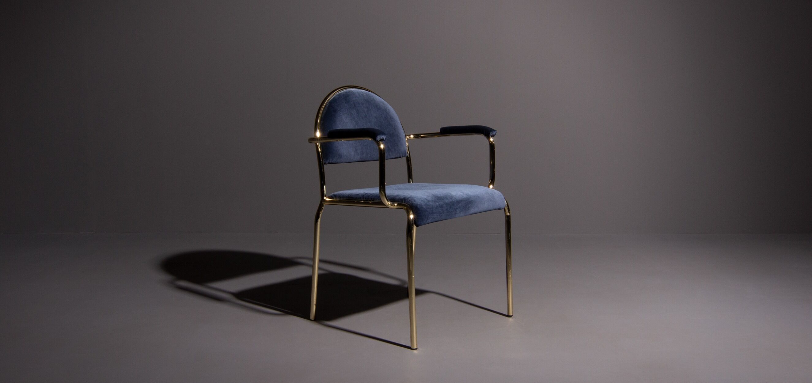 Hollywood Regency chair with or without armrest