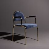 Hollywood Regency chair with or without armrest