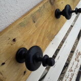 Coat rack in turned wood