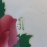 Series of 6 hollow plates in earthenware Digoin Sarreguemines model Cibon
