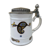 Chope à bière porcelaine de chine vintage