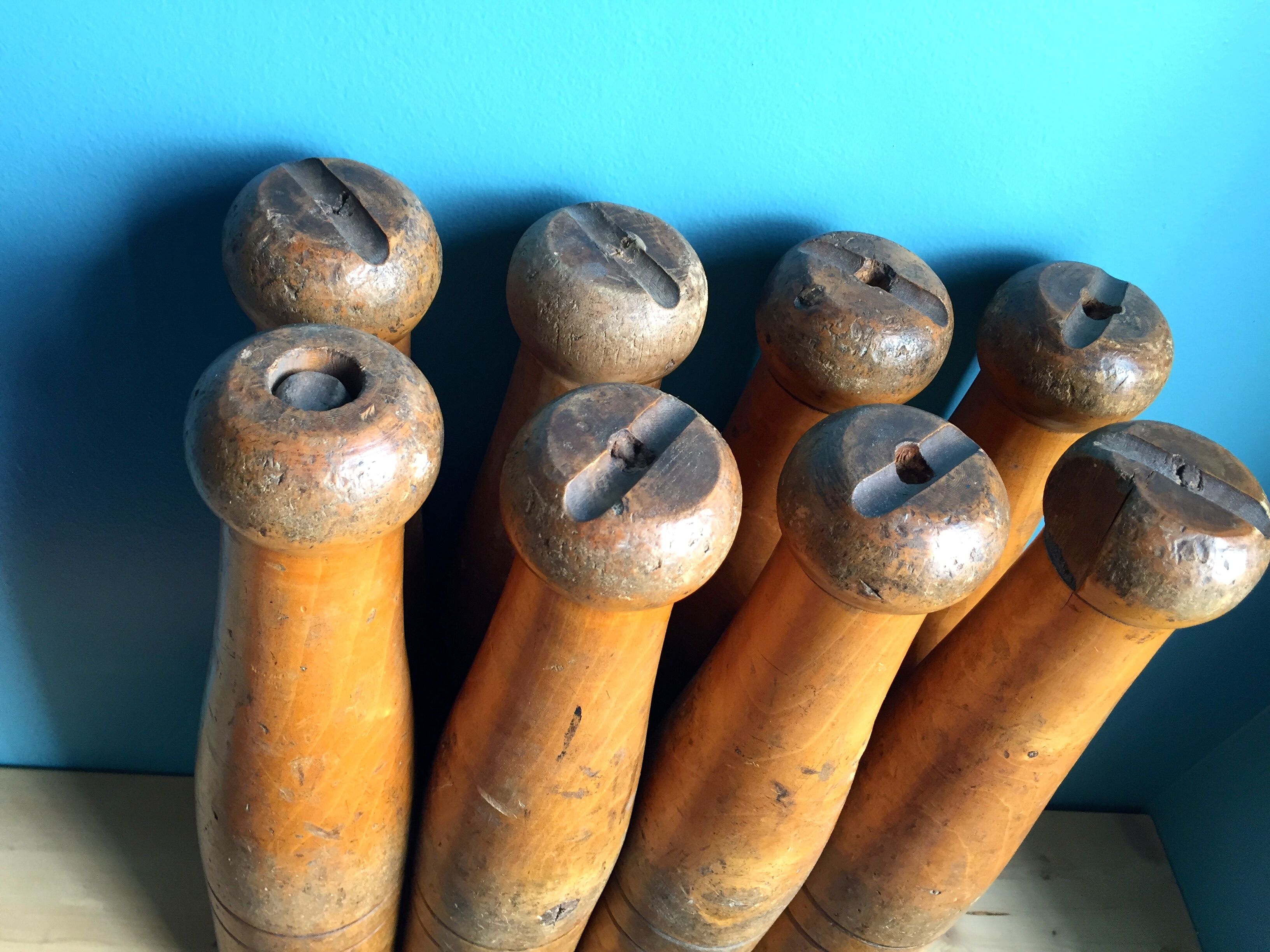 Old wooden keels 19th century French countryside