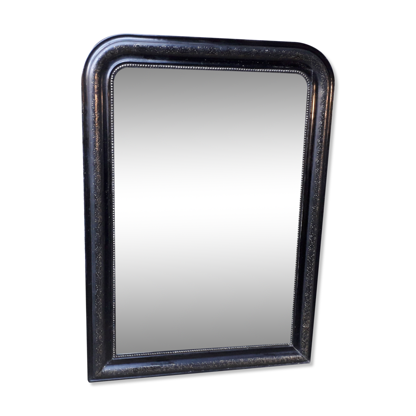 Black Louis Philippe mirror 130 cm × 93 cm