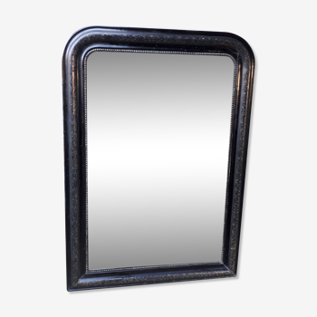 Black Louis Philippe mirror 130 cm × 93 cm