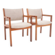 A pair of armchairs, Denmark, 1960s. After restoration.