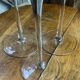 Set of three glass candle holders, Blomster, 1990