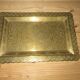 Vintage brass tray