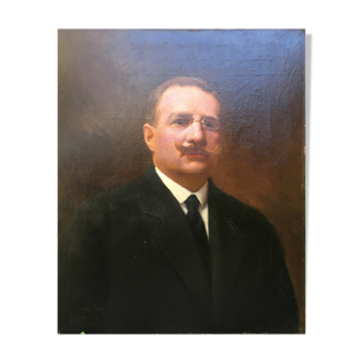 Tableau 1920 portrait de famille par G. Hamanovick