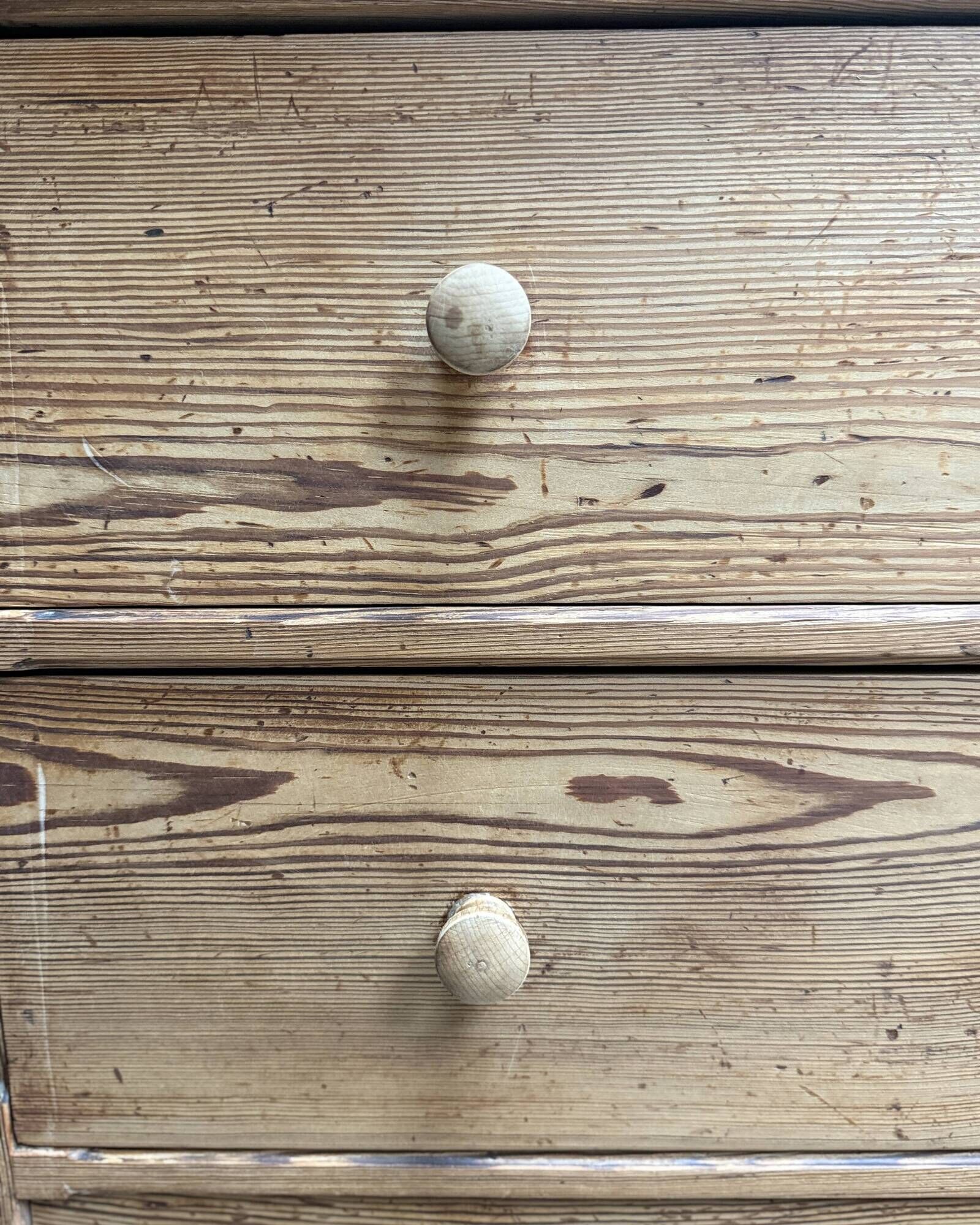 Louis Philippe wardrobe in solid pine (renovated)