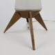 Lampe en verre opalescent 1950-60