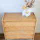 Commode vintage rénovée, années 50 60, chêne blond 