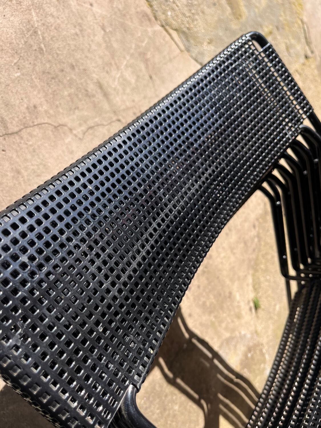 2 Italian chairs Full Metal - 1980
